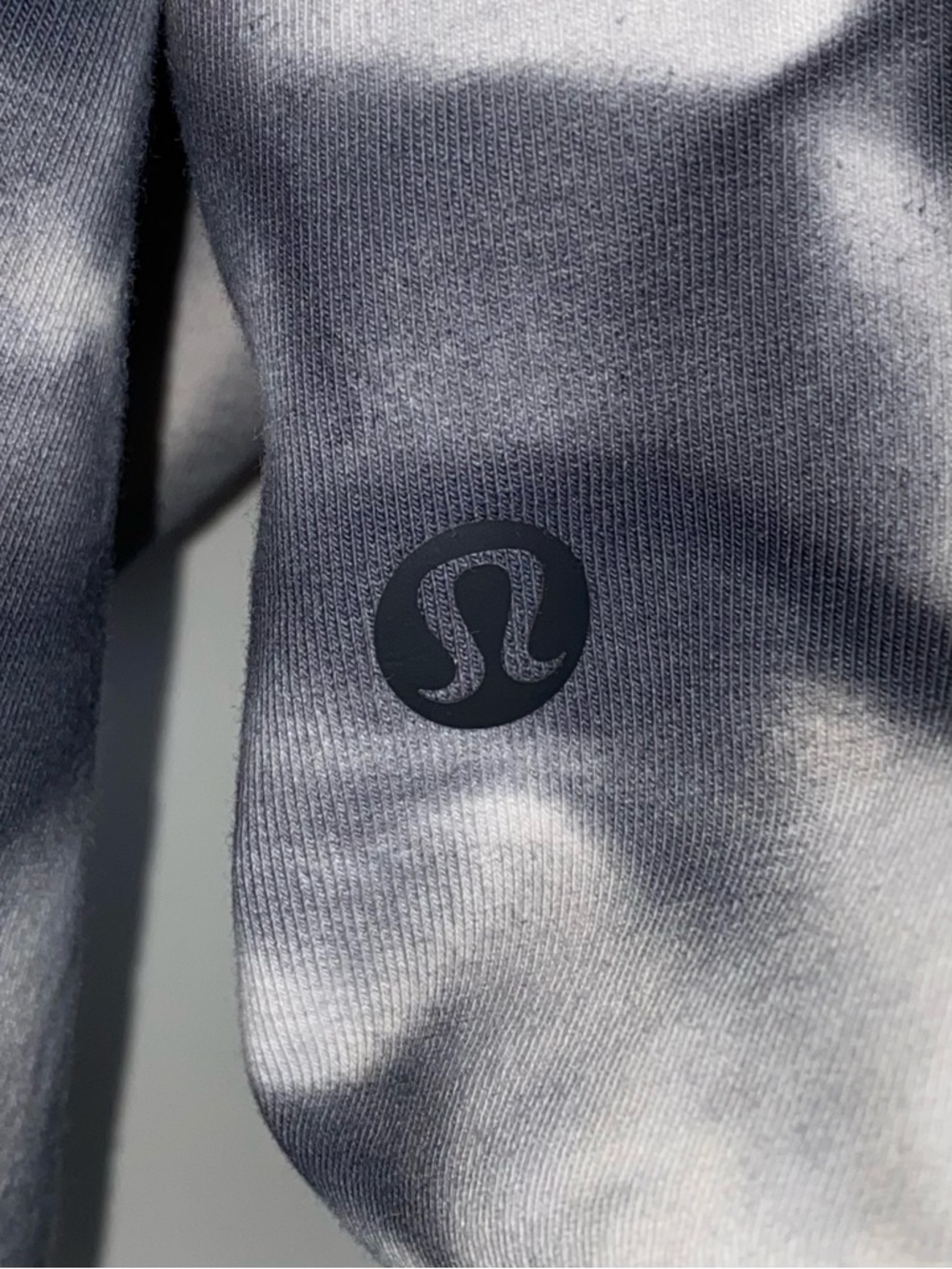 Rare Lululemon LA All Yours Bubble Hem Hoodie Size 10 Deep Coal Wash Wave - Picture 5 of 6